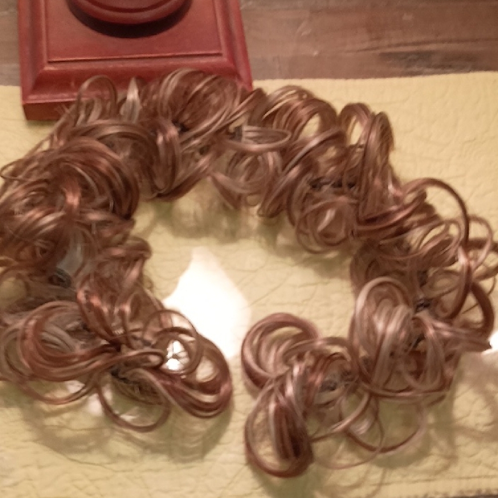 Stylish Brown Hair Scrunchie